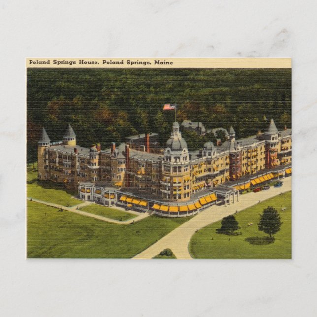 Carte Postale Pologne Springs House, Pologne Springs, Maine (Devant)