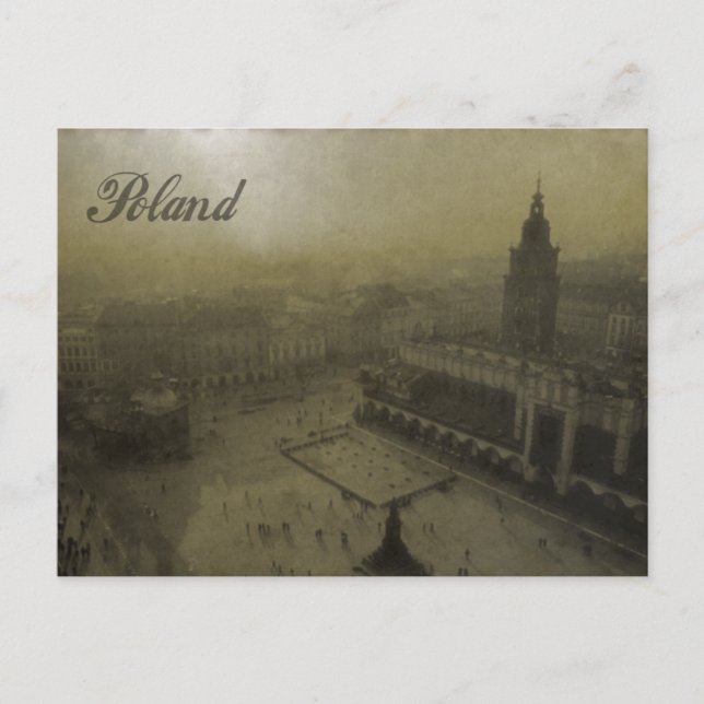 Carte Postale Pologne vintage (Devant)