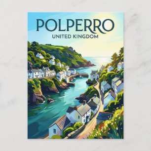 Carte Postale Polperro Royaume-Uni