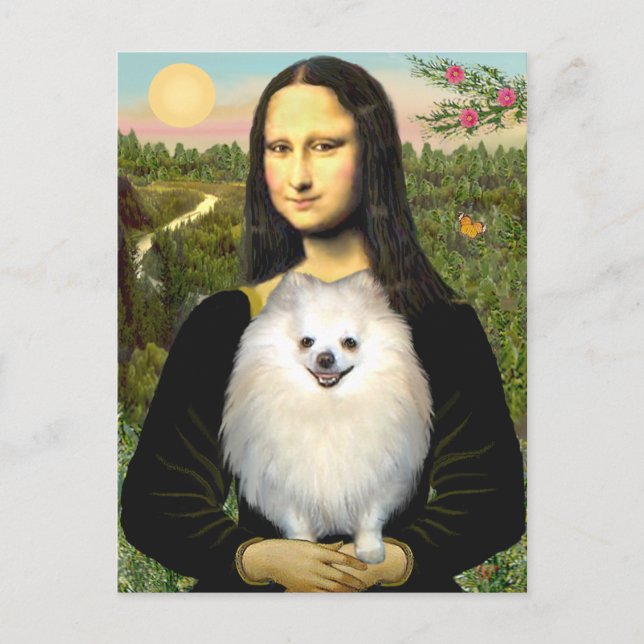 Carte Postale Poméranie (crème) - Mona Lisa (Devant)