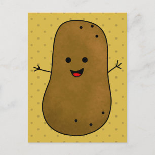 Carte Postale Pomme de terre délicieuse