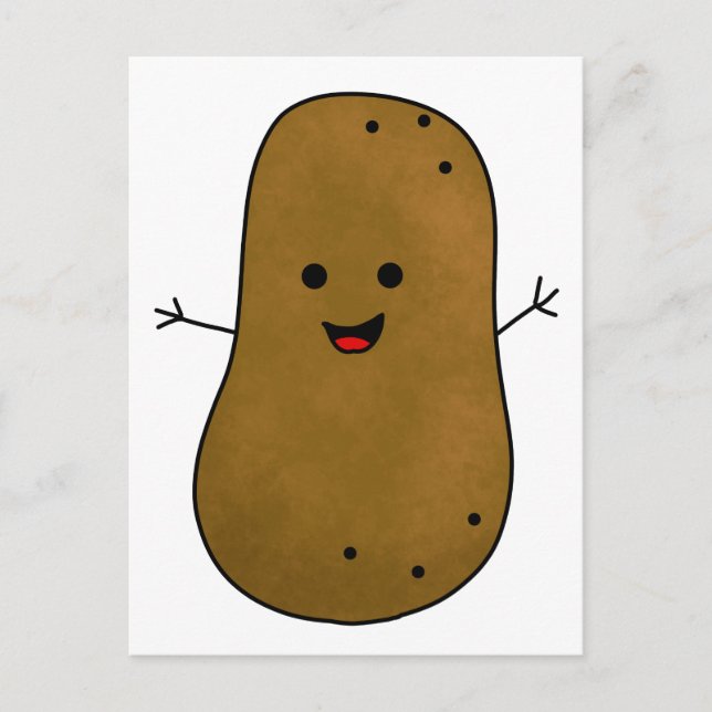 Carte Postale Pomme de terre délicieuse (Devant)