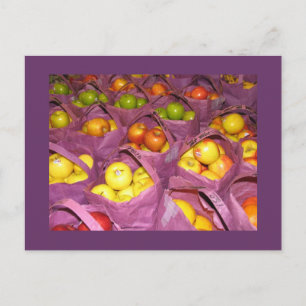 Carte Postale Pommes
