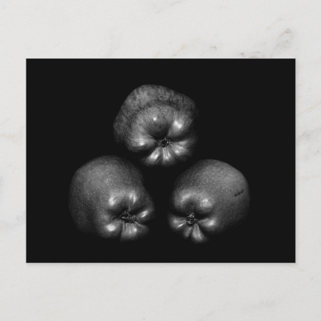 Carte Postale Pommes - Art Classique Élégant Amusant Unique (Devant)