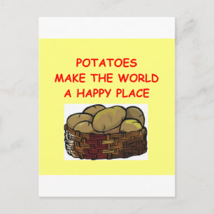 Carte Postale pommes de terre