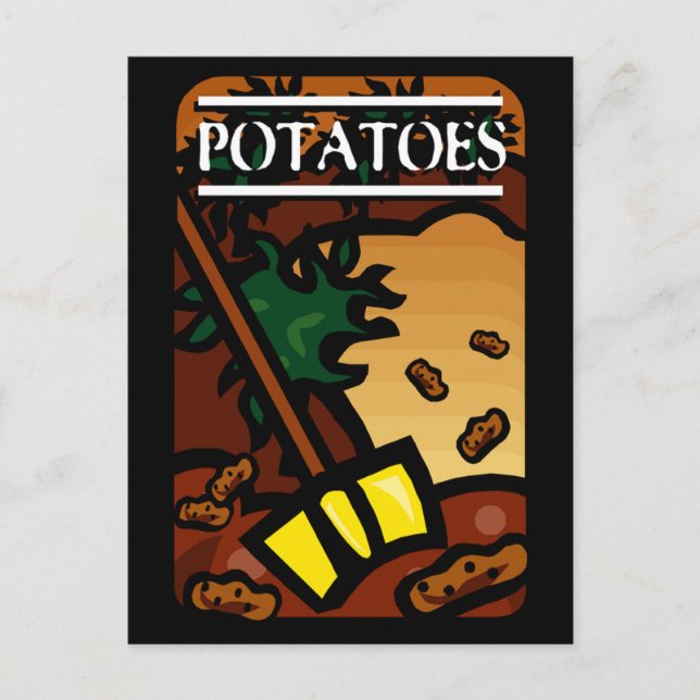 Carte Postale Pommes de terre (Devant)