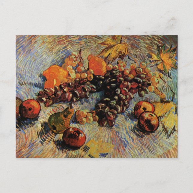 Carte Postale Pommes, Poires, Citrons, Raisins par Vincent van G (Devant)