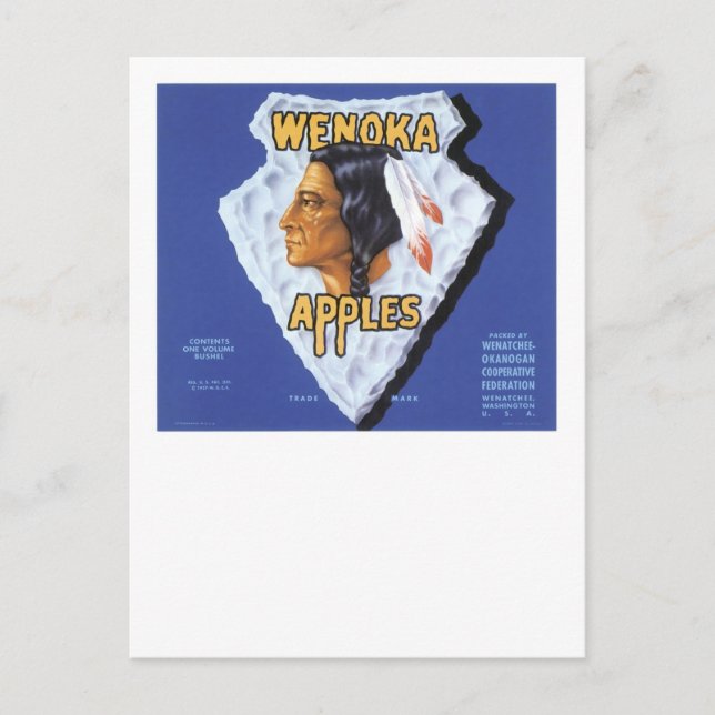 Carte Postale Pommes Wenoka (Devant)