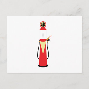 Carte Postale Pompe à gaz