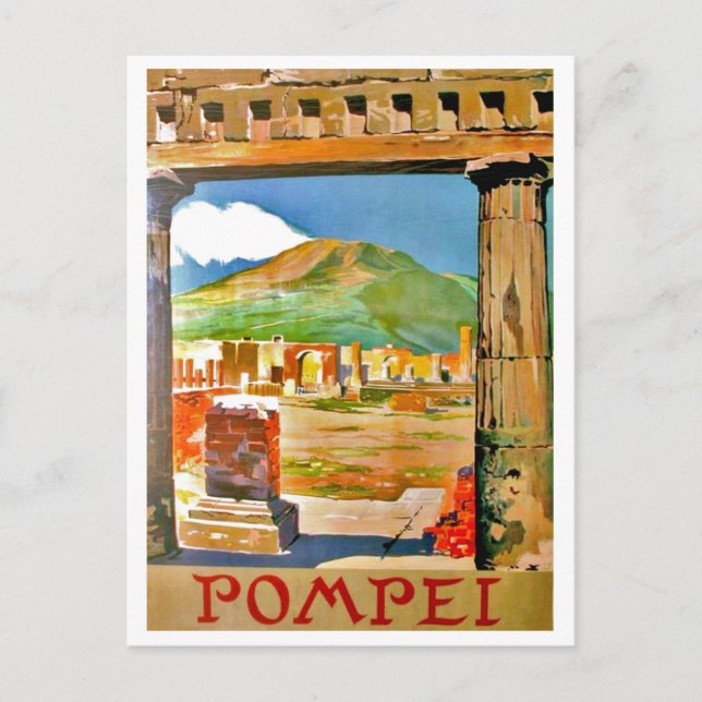 Carte Postale Pompéi, site archéologique, Italie (Devant)