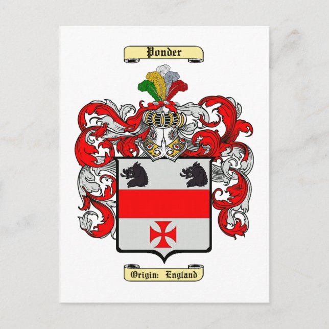 Carte Postale Ponder (Devant)