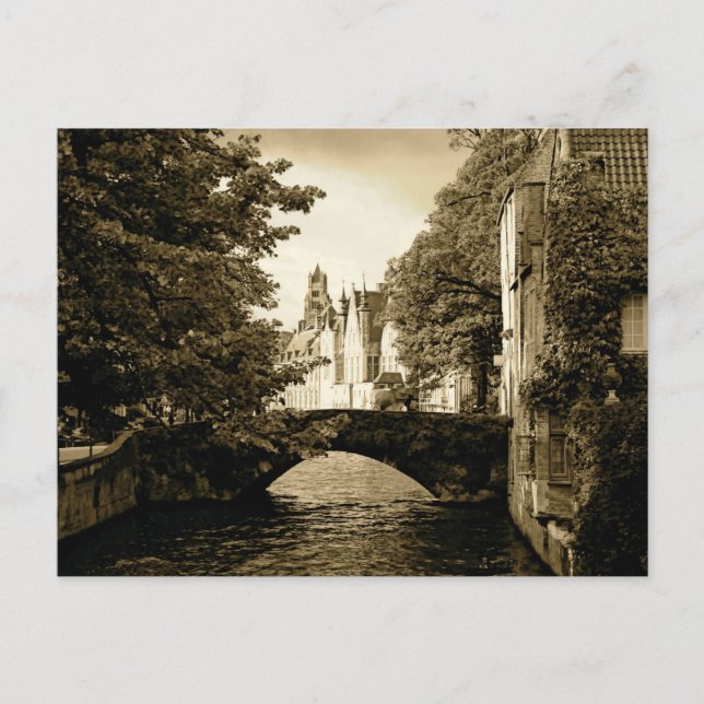Carte Postale Pont à Bruges (Devant)