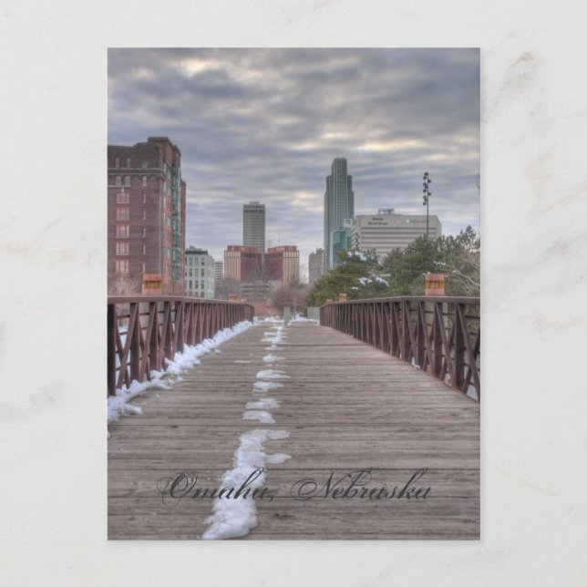 Carte Postale Pont à Omaha (Devant)