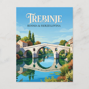 Carte Postale Pont Arslanagić Bosnie-Herzégovine