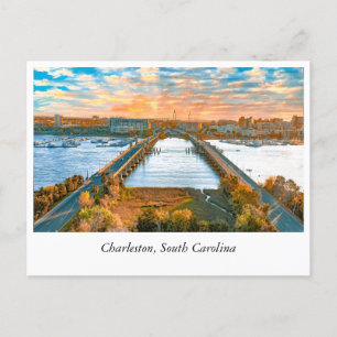Carte Postale Pont Ashley River : Un Voyage À Charleston