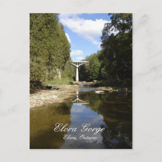 Carte Postale Pont au-dessus de la gorge Elora