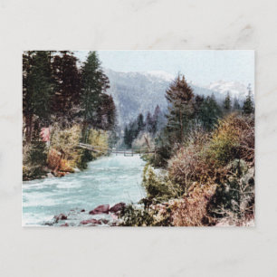 Carte Postale Pont au-dessus de la rivière Sacramento c.1900
