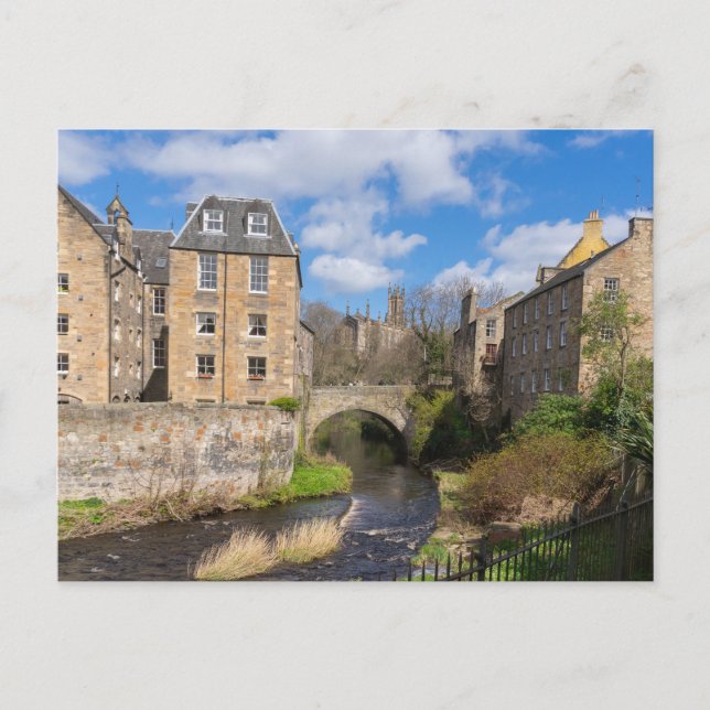 Carte Postale Pont Bells Brae à Dean Village, Édimbourg (Devant)