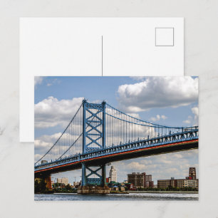 Carte Postale Pont Benjamin-Franklin, Philadelphie, PA
