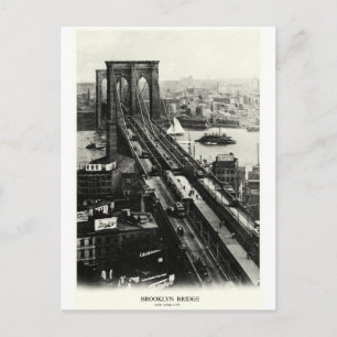 Carte Postale Pont Brooklyn 1900