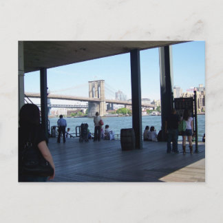 Carte Postale pont brooklyn du port maritime de south street