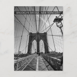 Carte Postale pont brooklyn, new york