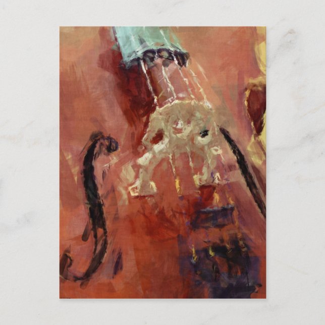 Carte Postale Pont Cello Abstrait (Devant)