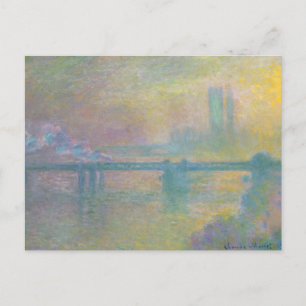 Carte Postale Pont Charing Cross Londres Claude Monet