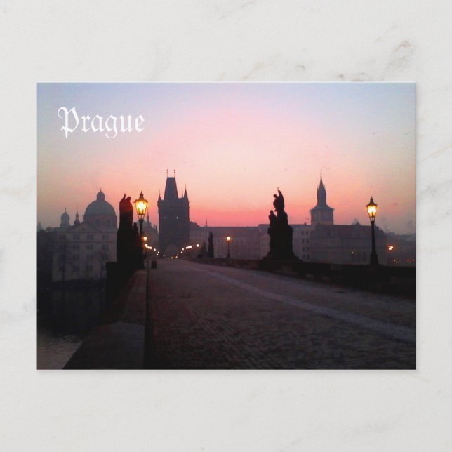 Carte Postale Pont Charles de Prague (Devant)