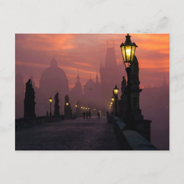 Carte Postale Pont Charles Prague (Devant)