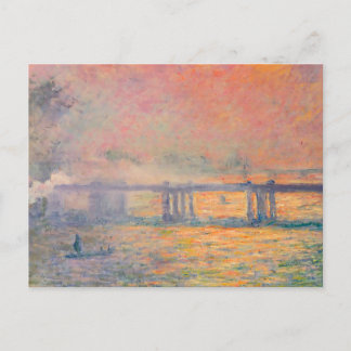 Carte Postale Pont Claude Monet Charing Cross