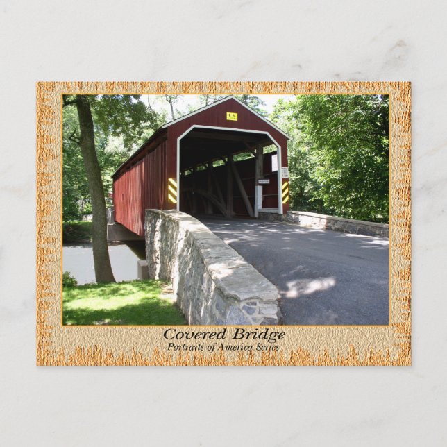 Carte Postale Pont couvert (Devant)