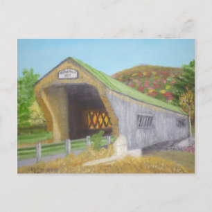 Carte Postale Pont couvert de Bartonsville