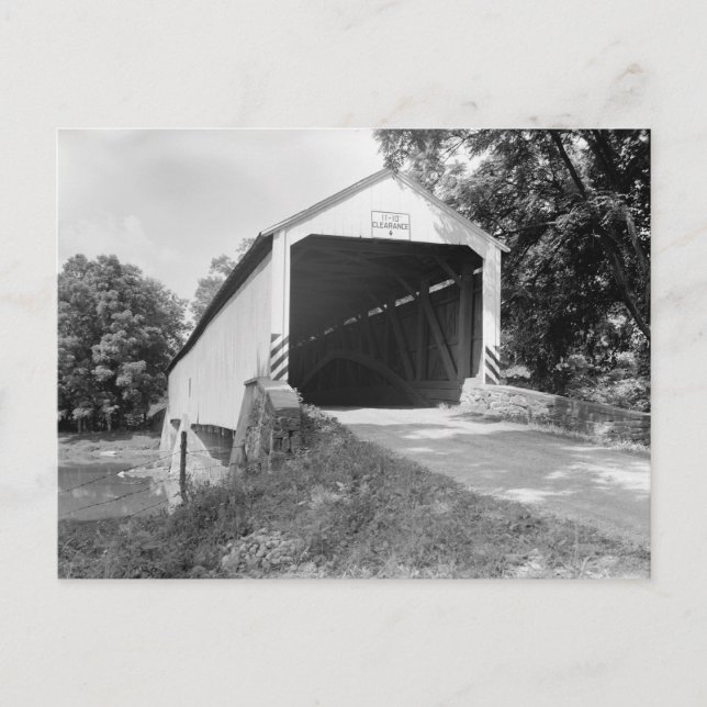 Carte Postale Pont couvert de l'enregistrement de Snyder (Devant)