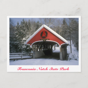 Carte Postale Pont couvert de limme Franconia Notch State Park