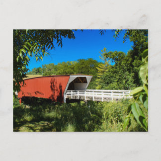 Carte Postale Pont couvert de l'Iowa