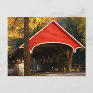 Carte Postale Pont couvert, New Hampshire