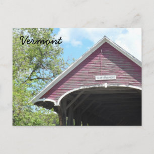 Carte Postale Pont couvert Sanborn - Vermont