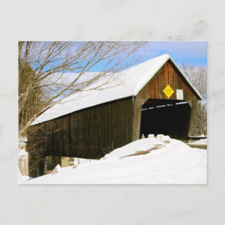 Carte Postale Pont couvert Woodstock, VT