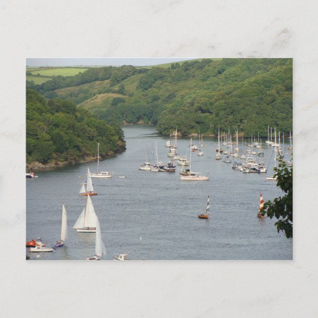 Carte Postale Pont Creek Polruan (Devant)