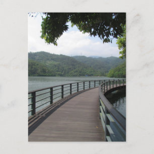 Carte Postale Pont cyclable sur l'eau