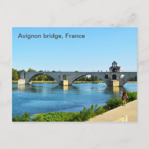 Carte Postale Pont d'Avignon en France