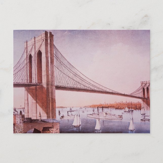 Carte Postale Pont de Brooklyn (Devant)