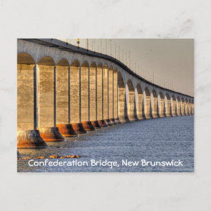 Carte Postale Pont de confédération, Nouveau Brunswick