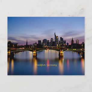 Carte Postale Pont de Francfort (Allemagne)