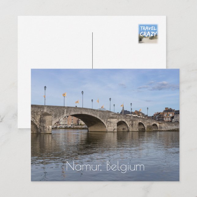 Carte Postale Pont de Jambes, Namur, Belgique (Devant / Derrière)