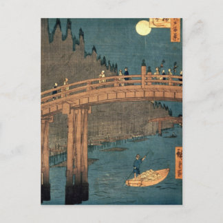 Carte Postale Pont de Kyoto au clair de lune