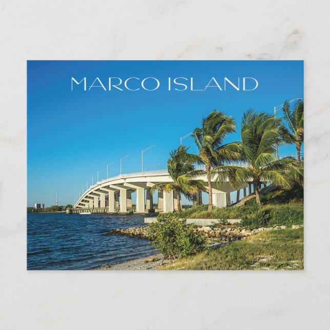 Carte Postale Pont de la Floride - Marco Island Naples Photo (Devant)