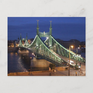 Carte Postale Pont de la Liberté la nuit