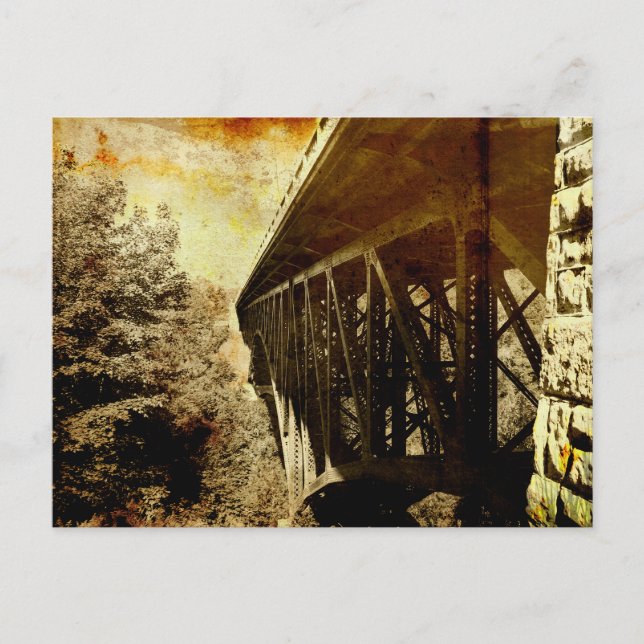 Carte Postale Pont de la rivière Cut (Devant)